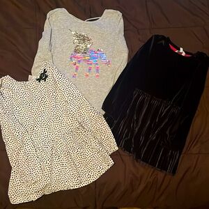 Bundle of Youth girl small long sleeve shirts